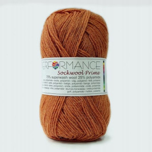 Włóczka Performance Sockwool Prime 210 / koniak