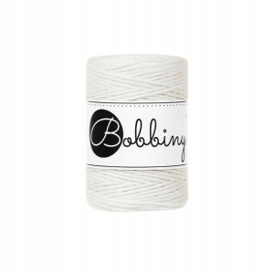 Sznurek Bobbiny Macrame Cord Złamana Biel 1,5mm