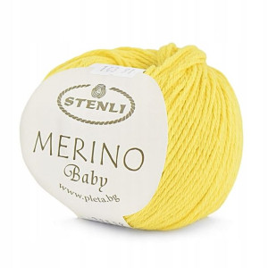 Włóczka Stenli Merino Baby 143 / żółty