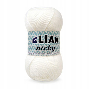 Włóczka Elian Nicky 208 / biel