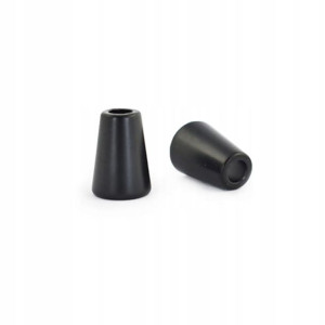 Stoper do sznurka metalowy 4mm czerń 1 szt.