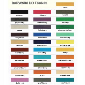 Barwnik do tkanin / uniwersalny - pomarańczowy