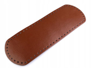Baza dno torebki z ekoskóry 12x36cm brązowy koniak