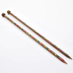 Druty proste KnitPro Symfonie drewniane 6,0mm 30cm