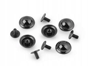 Pukiel kaletniczy nóżki do torebki 13mm nikiel 5sz