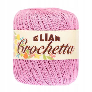 Kordonek Elian Crochetta 3213 / wrzosowy róż