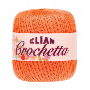 Kordonek Elian Crochetta 3209 / gorący pomarańcz