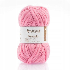 Włóczka Rosarios 4 Tentacao 39 Rosa róż