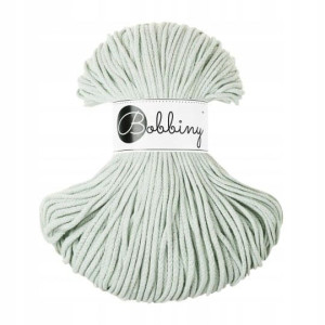 Sznurek pleciony Bobbiny 3mm 100m / Jasny zielony
