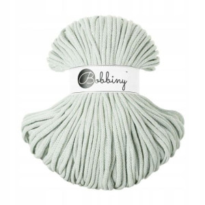 Sznurek pleciony BOBBINY 5mm 100m / Jasny zielony