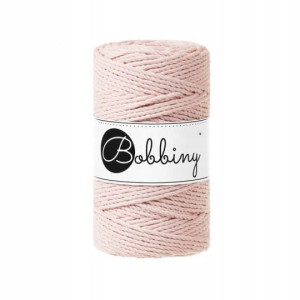 Sznurek makrama Bobbiny 3mm 3PLY Pastelowy Róż