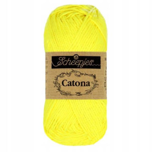 Włóczka Scheepjes Catona 601 / 50 g - intensywny ż