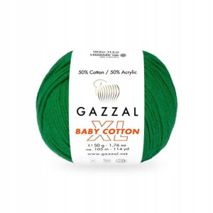 Włóczka Gazzal Baby Cotton XL 3456 / trawa