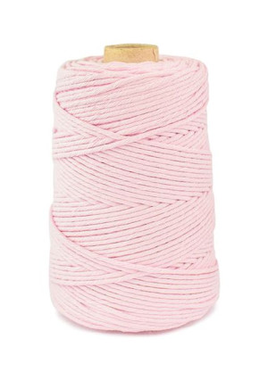 Sznurek Bawełniany Skręcany Do Makramy Pastel Róż