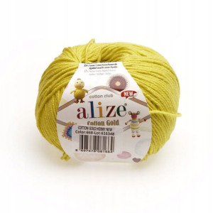 Włóczka Alize Cotton Gold Hobby New 668 / kiwi