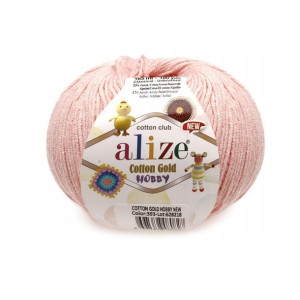 Włóczka Alize Cotton Gold Hobby New 393 / j. róż