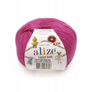 Włóczka Alize Cotton Gold Hobby New 149 / amarant