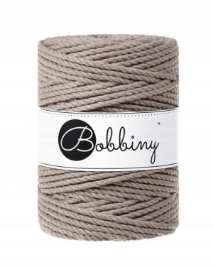 Sznurek do makramy Bobbiny 5mm 3PLY / Kawowy