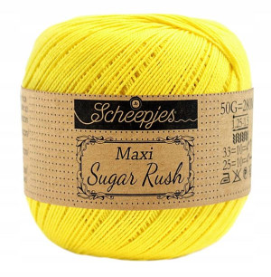 Kordonek Scheepjes Maxi Sugar Rush - 280 cytryna
