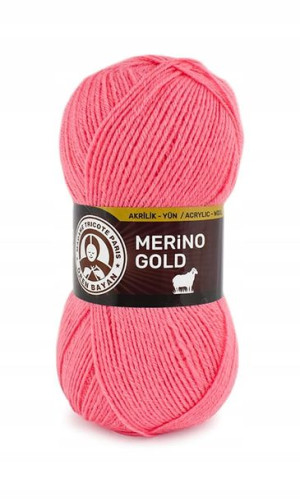 Włóczka MTP Merino Gold 036 / morelowy róż