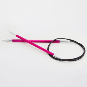 Druty z żyłką KnitPro Zing 5,0 mm; 60 cm
