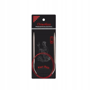 Druty z żyłką ChiaoGoo RED 6,0 mm; 100 cm