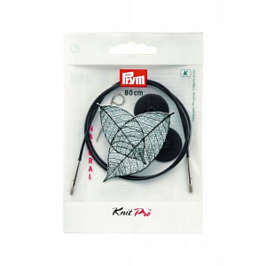 Żyłka do drutów PRYM Knit Pro Natural 80 cm