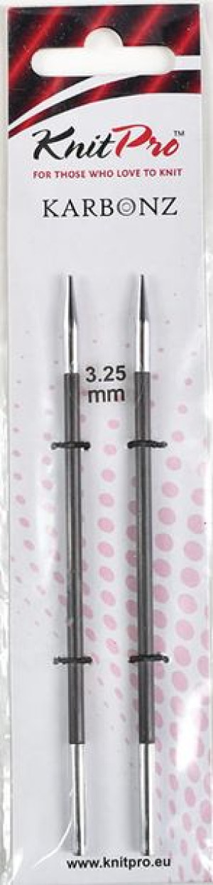 Druty wymienne KnitPro Karbonz / 3,25 mm