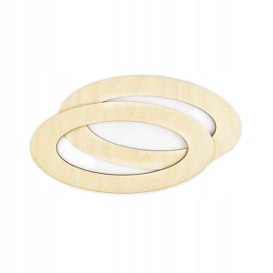 Baza uchwyty rączki do torby owal 24x12cm 2 sztuki