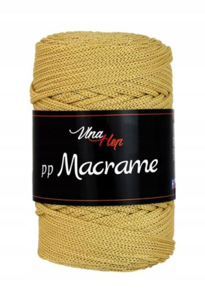 Sznurek Vlna-Hep do MAKRAMY 2,5mm / musztarda