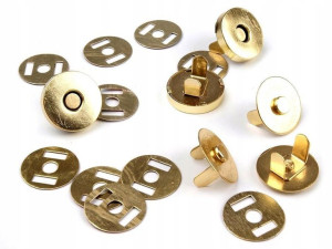 Zapięcie magnetyczne 18 mm / złoty / 1 szt.