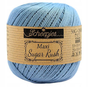 Kordonek Scheepjes Maxi Sugar Rush - 510 błękitny