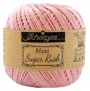 Kordonek Scheepjes Maxi Sugar Rush- 408 stara róża