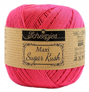 Kordonek Scheepjes Maxi Sugar Rush - 786 fuksja