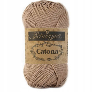 Włóczka Scheepjes Catona 506 / 50 g - ciemny karme