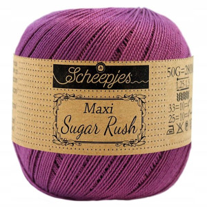 Kordonek SCHEEPJES SUGAR RUSH 282 ultra fioletowy