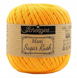 Kordonek Scheepjes Maxi Sugar Rush - 208 żółty