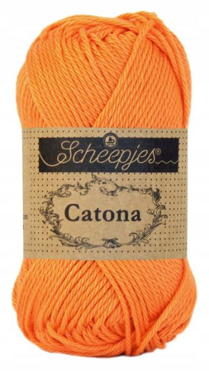 Włóczka Scheepjes Catona 386 / 50 g - brzoskwinia