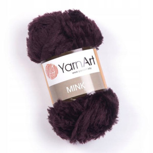 Włóczka YarnArt Mink 342 - oberżyna