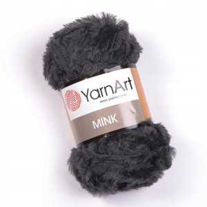 Włóczka YarnArt Mink 343 - ciemny szary