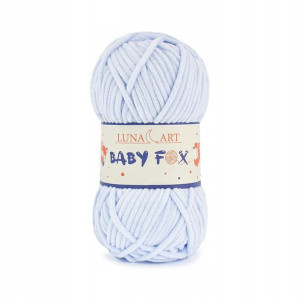 Włóczka Luna Art Baby Fox 100-45 / lodowy błękit