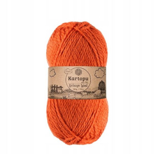 Włóczka Kartopu Melange Wool K1210 / marchewka