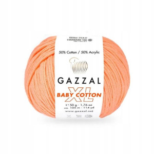 Włóczka Gazzal Baby Cotton XL 3465 - mango