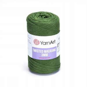 Sznurek YarnArt Twisted Macrame 3mm 787 / paproć