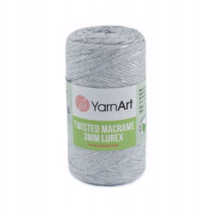 Sznurek YarnArt Twisted Macrame Lurex 3mm 756