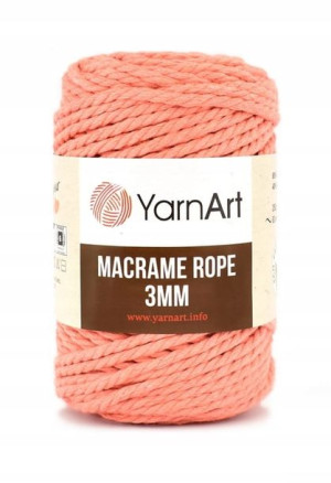 Sznurek YarnArt Macrame Rope 3mm 767 / łososiowy