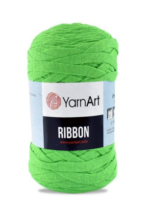 Włóczka YARNART RIBBON 802 / ultra zieleń
