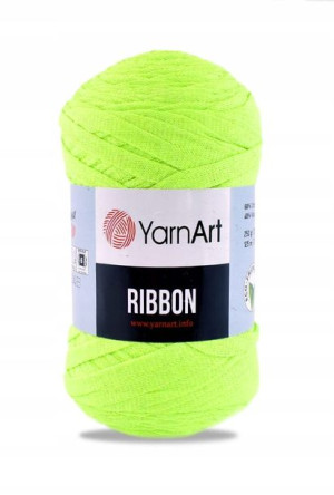 Włóczka YarnArt Ribbon 801 / ultra żółty