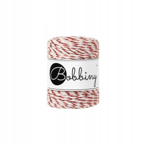 Sznurek makrama Bobbiny 3mm 3PLY Miedziany Twist