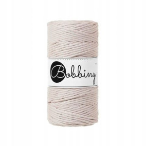 Sznurek do makramy Bobbiny 3 mm / Cielisty
